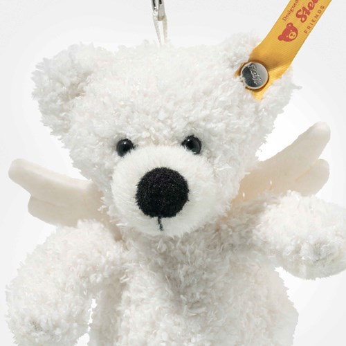Steiff pluche teddybeer sleutelhanger Lotte beschermengel wit 12 cm-3