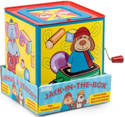 Tobar Jack in the Box aap - klassiek speelgoed met verrassing