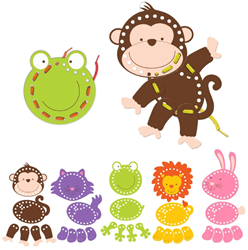 Fiesta Crafts Animal Threading