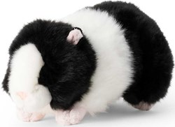 Tobar knuffel meerschweinje World of Nature zwart-wit pluche speelgoed