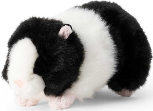 Tobar knuffel meerschweinje World of Nature zwart-wit pluche speelgoed
