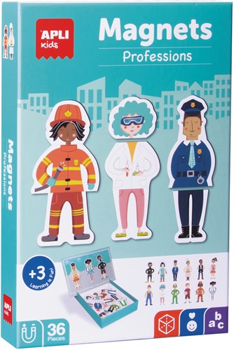 APLI Kids APLI - Beroepen Magneetkaart 36-delig