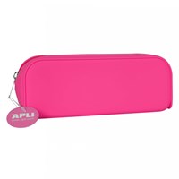 APLI Kids etui siliconen roze - flexibel en waterbestendig