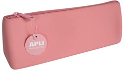 APLI Kids etui siliconen Soft Nordic roze waterdicht flexibel