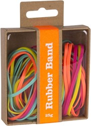 APLI Kids elastieken fluor collectie - kleurrijke rubberen elastiekjes 25g
