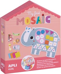APLI Kids mozaïek dieren - creatief speelgoed met foam en XXL kaarten