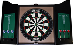 Arrow180 dartbord kast set bristle dartboard inclusief stalen darts