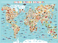 Nathan puzzel Around the World of Flavors - Julie Mercier - 500 stukjes