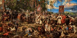 Castorland puzzel Kosciuszko bij Raclawice Jan Matejko - 4000 stukjes