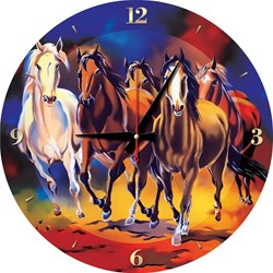 Art Puzzle puzzel klok paarden - legpuzzel dieren 570 stukjes