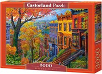 Castorland legpuzzel Autumn City Hill - 3000 stukjes puzzelplezier-2