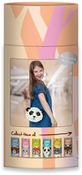 Avenir kindertas hert - schoudertas 15x14.5cm met schouderband