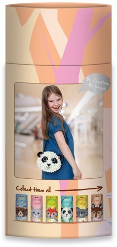 Avenir kindertas hert - schoudertas 15x14.5cm met schouderband