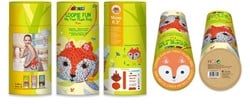 Avenir Loopie Fun Tasje: VOS 15x14.5cm, met schouderband 130cm, in tube diam.11x24cm, 6+