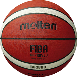 Molten basketbal 3800 composite tan wit maat 5 basketbal