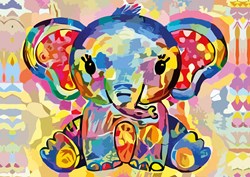 Yazz puzzel Baby Elephant - 1000 stukjes legpuzzel