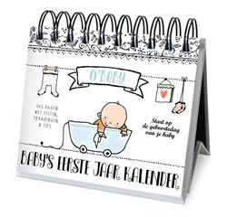 Image Books baby stakalender eerste jaar O'Baby by Pauline - groeikalender