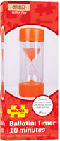 BigJigs zandloper Ballotini Timer 10 minuten - educatief speelgoed-3