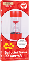 Bigjigs zandloper Ballotini Timer 30 Seconden - 16,5cm hoog-3