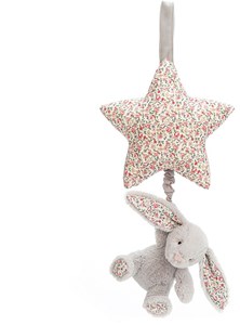 Jellycat Bloesem Zilveren Muzikale Trek Konijntje jellycat kopen in de aanbieding