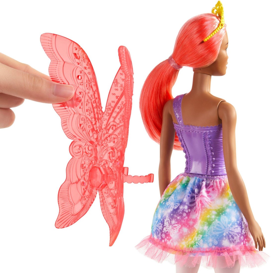 Intuïtie herinneringen Tenslotte Barbie Pop Dreamtopia Fee Oranje Haar En Vleugels bij Planet Happy