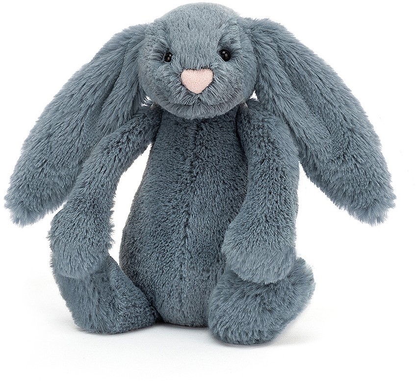 Jellycat Bashful Blauw Konijn Klein -