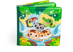 Tiger Tribe badboek jungle - interactief speelgoed voor in bad