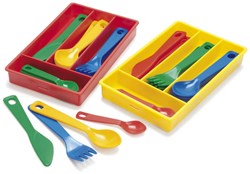 Dantoy bestekbak speelgoedset - 17-delig multicolor educatief