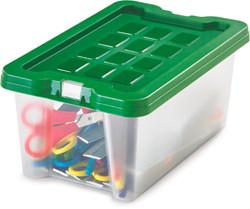FAPI bewaardoos zand super kwaliteit transparant 28x18x12cm speelgoed