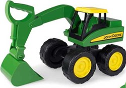 Britains graafmachine speelgoed John Deere - grote kunststof tractor