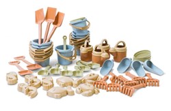 Dantoy BIOplastic zandset groot 50-delig duurzaam buitenspeelgoed