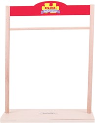 BigJigs houten kledingrek voor poppen - poppenaccessoire