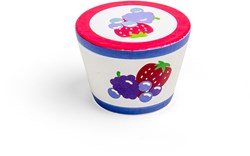 BigJigs houten speelgoed yoghurt potje - gezond rollenspel accessoire