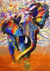 Bluebird Puzzle legpuzzel African Colours - 1000 stukjes dieren