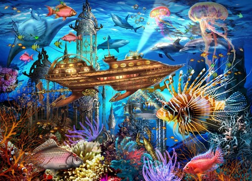 Bluebird puzzel Aqua City - 1500 stukjes