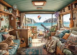 Bluebird Puzzle legpuzzel Camping Coast - 500 stukjes puzzel