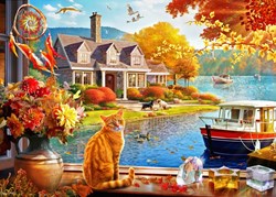 Bluebird Puzzle herfst puzzel Crisp Fall View - 500 stukjes