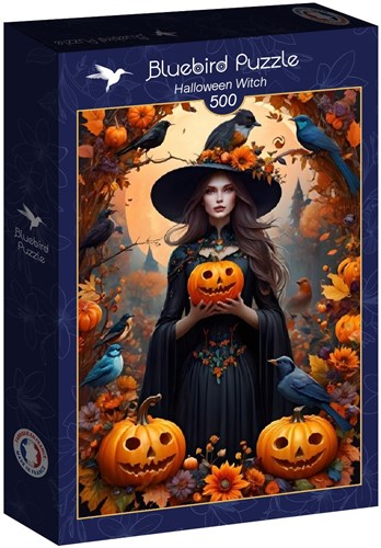 Bluebird Puzzle Halloween puzzel Witch - 500 stukjes legpuzzel-2