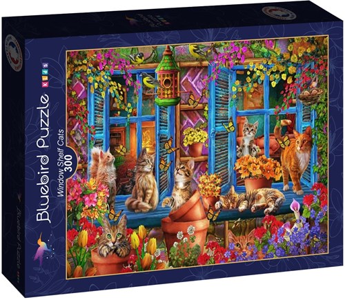 Bluebird Puzzle katten legpuzzel raamplank - 300 stukjes-2