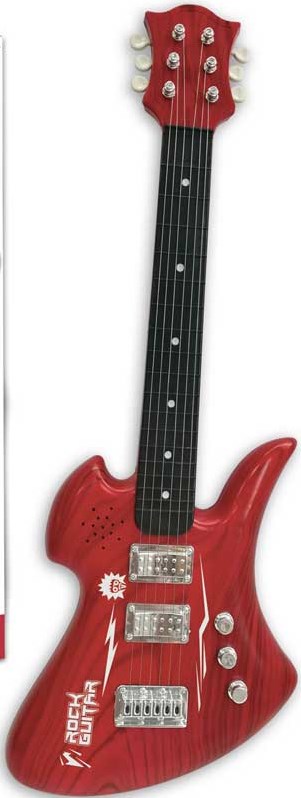 Guitare Électrique - BONTEMPI - 24 1310 - 6 Cordes - Microphone Inclus
