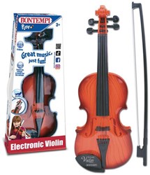 Bontempi elektronische viool speelgoed muziekinstrument bruin