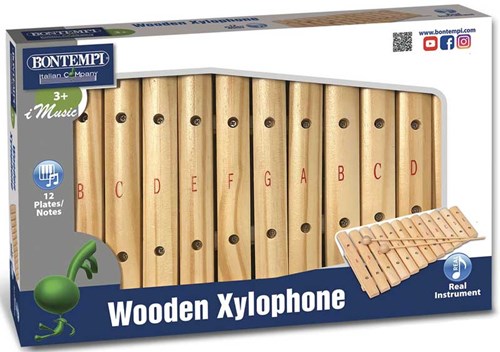 Bontempi houten xylofoon muziekinstrument voor kinderen