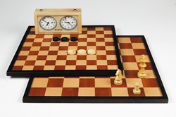 LongField Games Schaakbord/Dambord Veld 42 cm