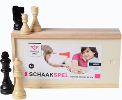 Longfield games bordspel schaakstukken hoogte koning 88mm