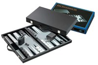 Philos Backgammon Koffer Medium Standaard (Grijs)
