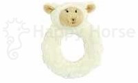 Happy Horse Lammy rammelaar - pluche baby speelgoed - 13 cm