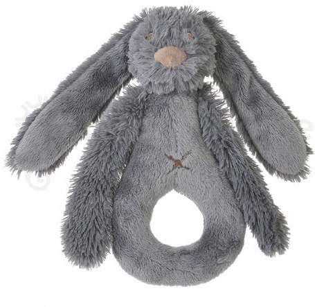 Happy Horse rammelaar Konijn Richie donkergrijs - baby cadeau