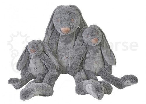 Happy Horse knuffel Konijn Richie donkergrijs 38cm - superzacht pluche