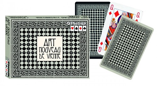 Piatnik Art Nouveau de Vienne Speelkaarten - Double Deck
