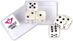 Longfield Games Dobbelsteen Set D6 16mm in doosje (6 stuks)